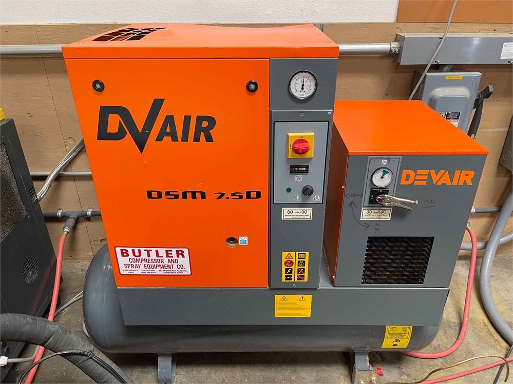 Devair "DSM-7D-77" Compressed Air Dryer and Storage Tank