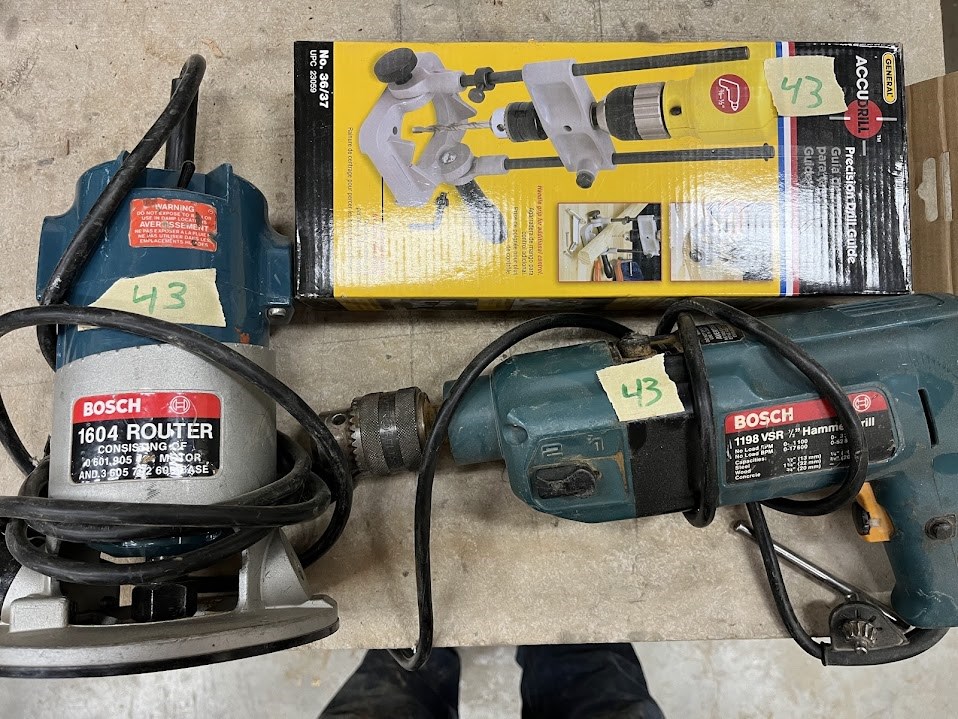 Bosch Hammer Drill/Router & AccuDrill