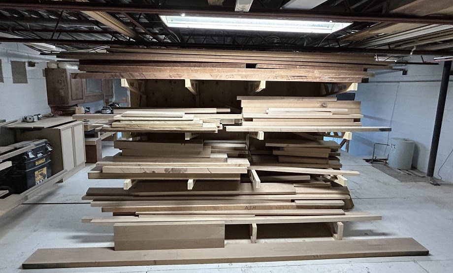 Lot of "Solid Wood" Mahogany, White Oak 12/4, 8/4, 4/4 - Collingwood, ON