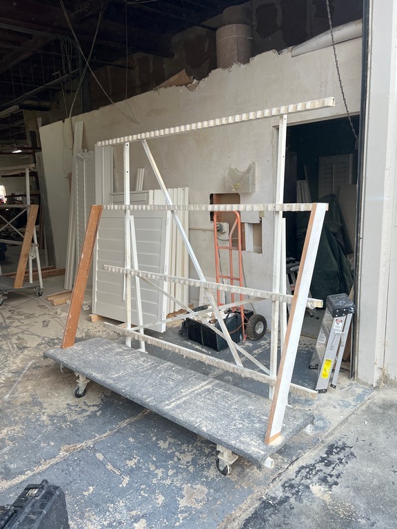 A-Frame Rolling Cart