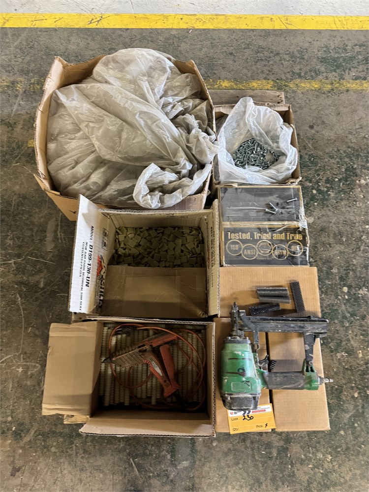 Pallet of Fasteners and Misc. Items