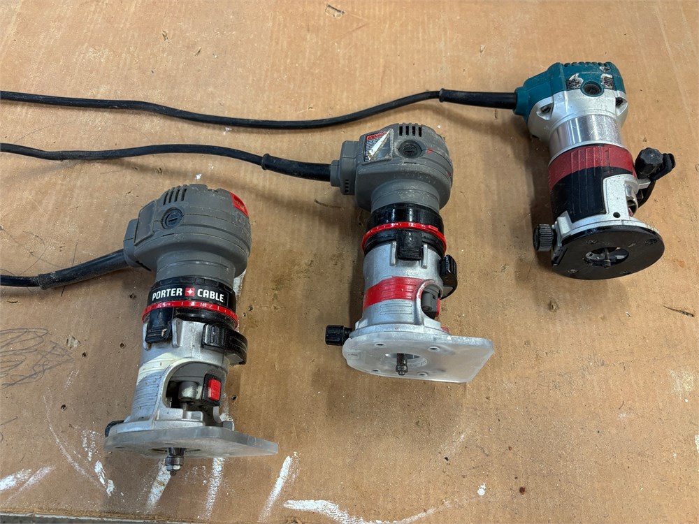Lot of (3) Trim Routers as pictured