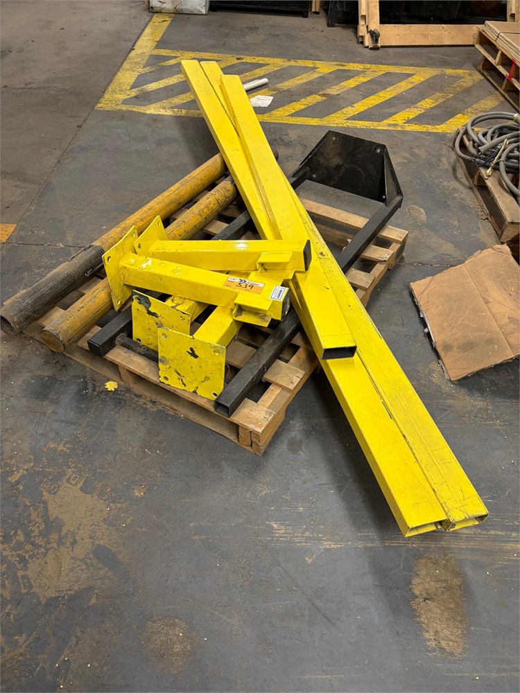 Lot of safety railing as pictured