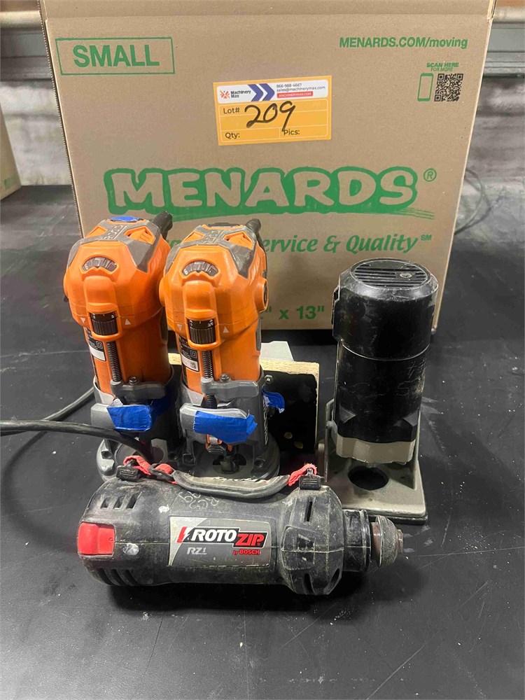 Various Trim Routers Qty. (4)