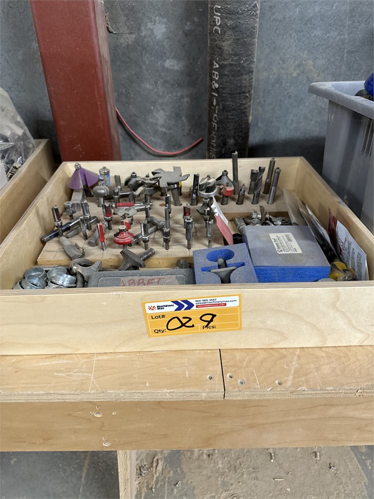 Lot of Router/Drill Bits