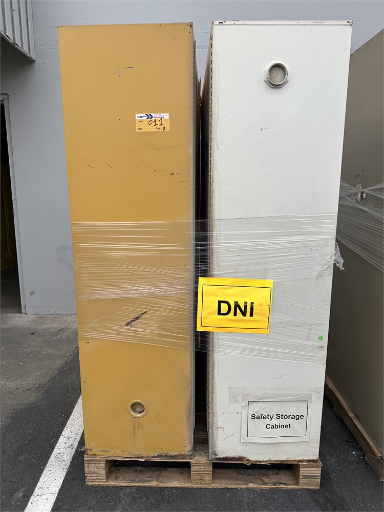 Flammable Storage Cabinets - Qty (2)