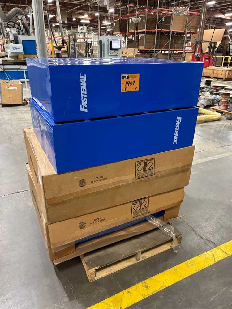 Four (4) Fastenal Hardware Cabinets