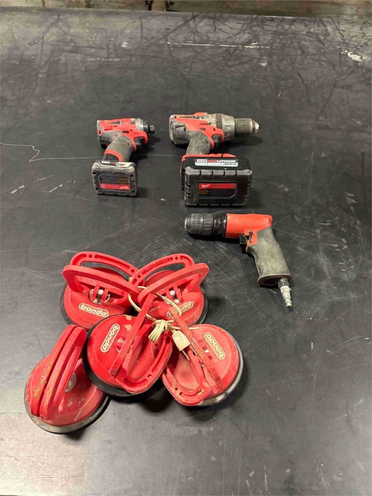 (3) Power Tools w/Suction Cups
