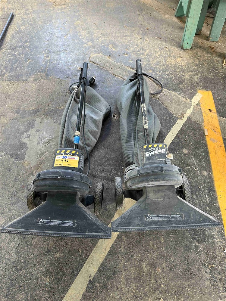 Shop Sweep Vacuums Qty. (2)
