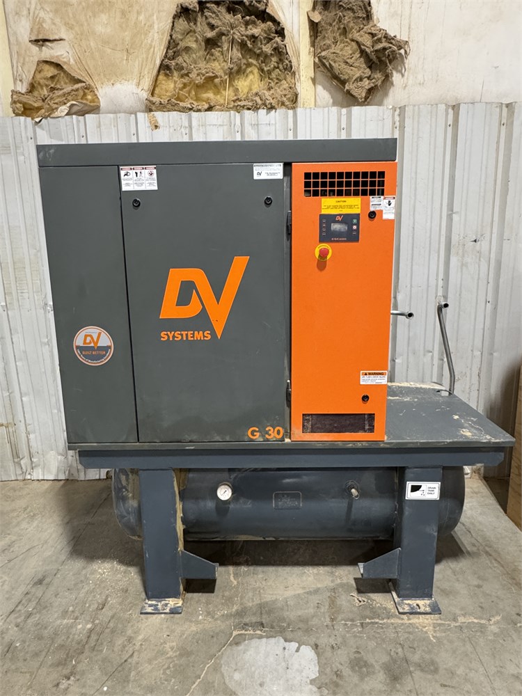 DV Systems "G-30" Air Compressor with Tank