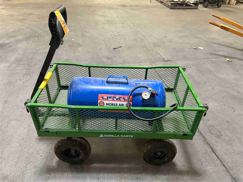 Metal Cart & Air Tank