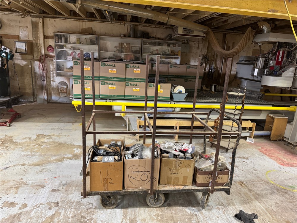 Steel Rolling Cart with Components