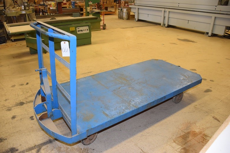 HEAVY DUTY METAL MATERIAL TRANSFER CART * CART ONLY NOT THE CONTENTS
