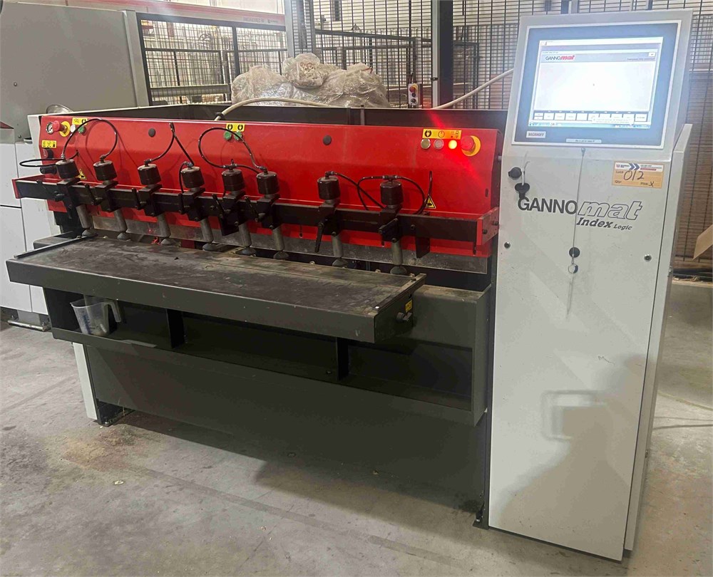 Gannomat "Index Logic" CNC Drilling, Gluing & Dowel Insertion
