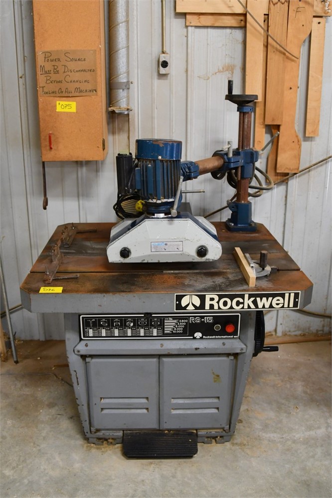 Rockwell "RS-15" Shaper and Comatic Powerfeeder