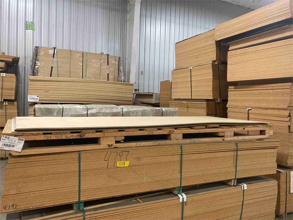 Laminated Particleboard Panels, Quantity = 22