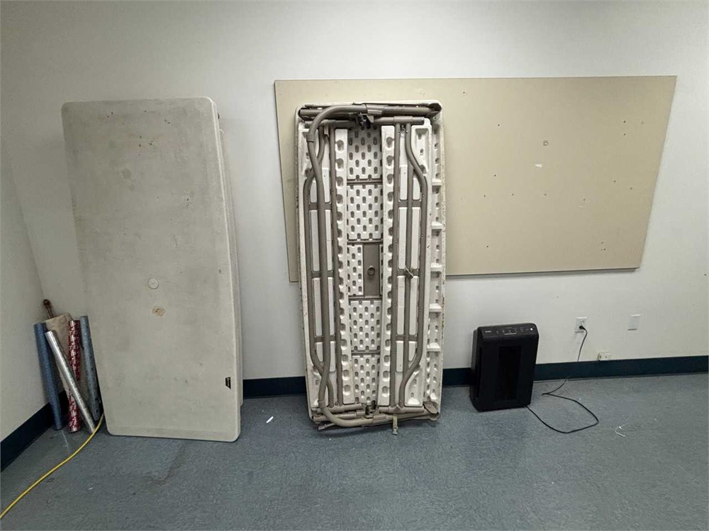 2 Tables, Fridge, Microwave and Air Purifier