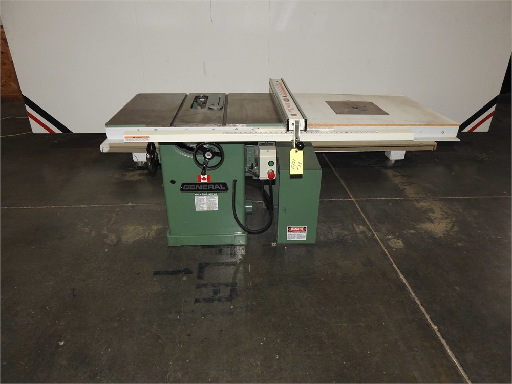 General "350-T50" Heavy Duty Canadian Built Table Saw