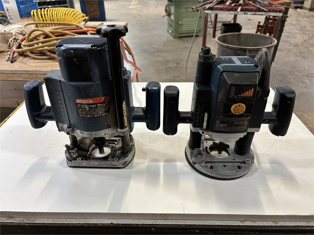 (2) Bosch Plunge Routers