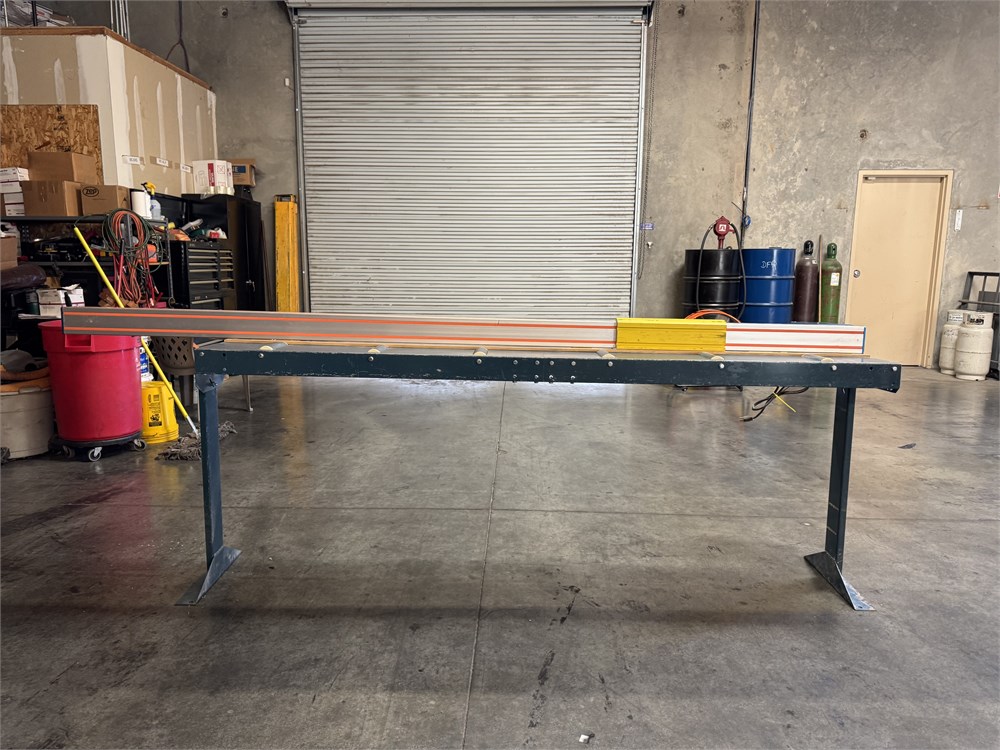 Tiger Stop "TS08" Stop Gauge System with Tiger Stop Infeed and Outfeed Tables