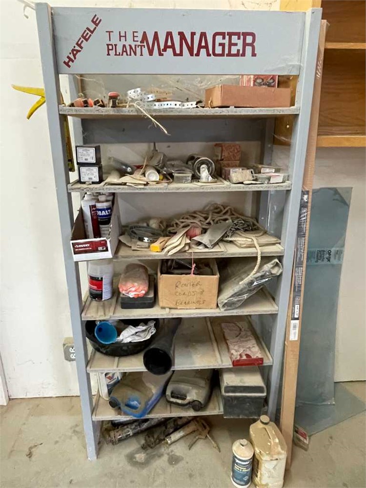 Cabinet with Shop Supplies