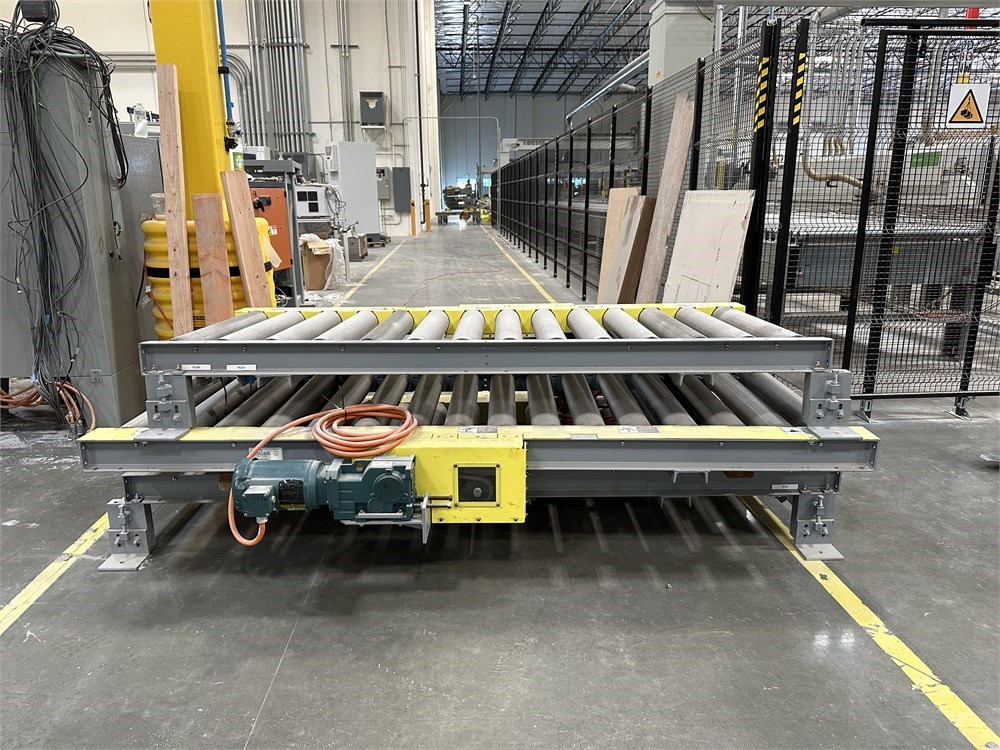 (2) Bastian Motorized Roller Conveyors