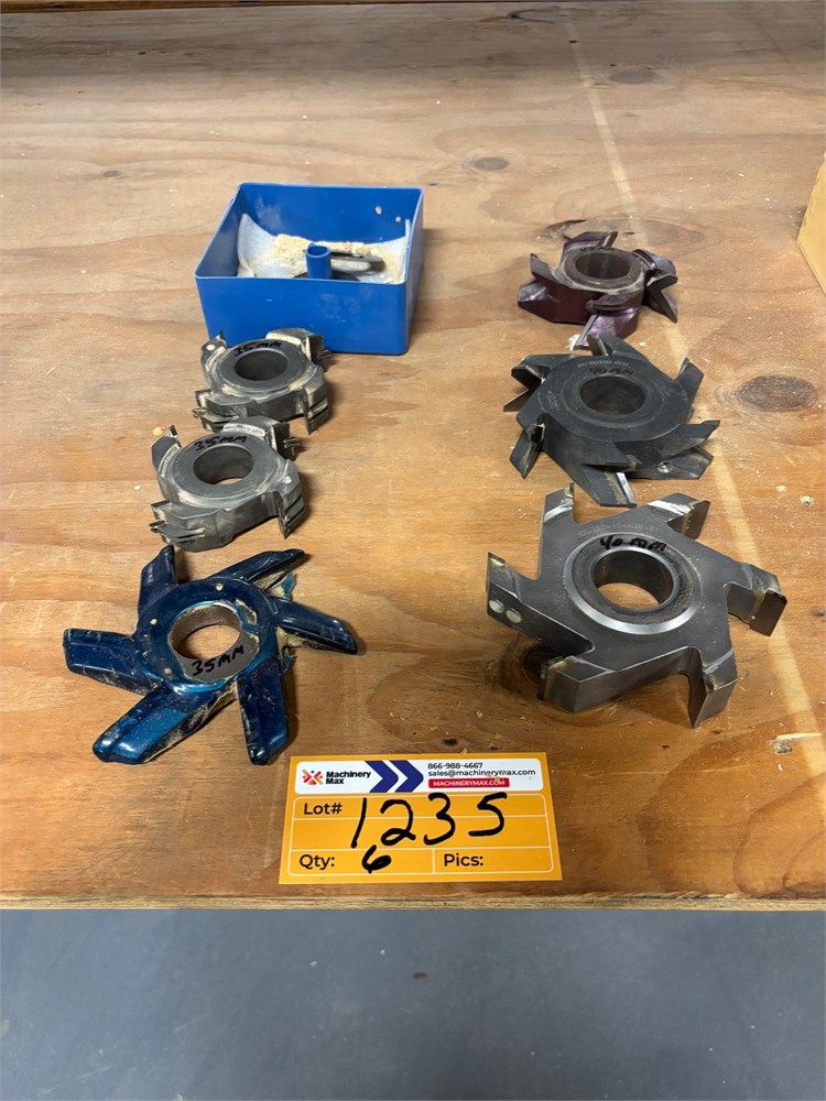 Lot of Cutter Heads - Qty (6) - as pictured