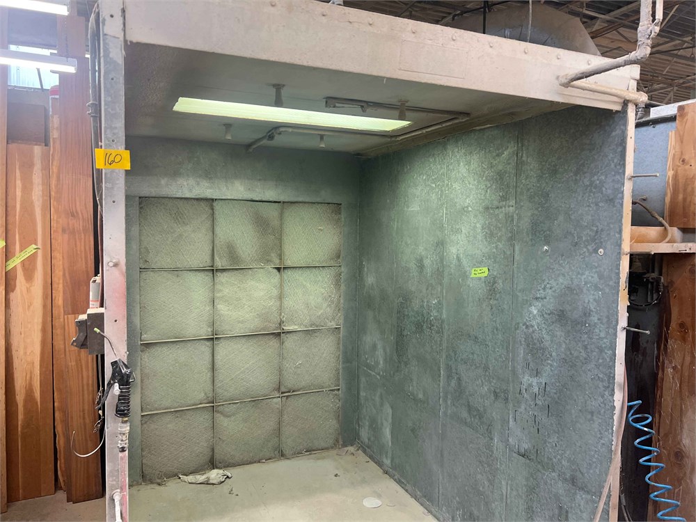 Open Face Spray Booth