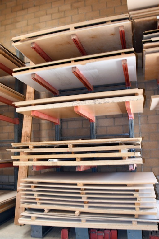 Cantilever Rack and Contents
