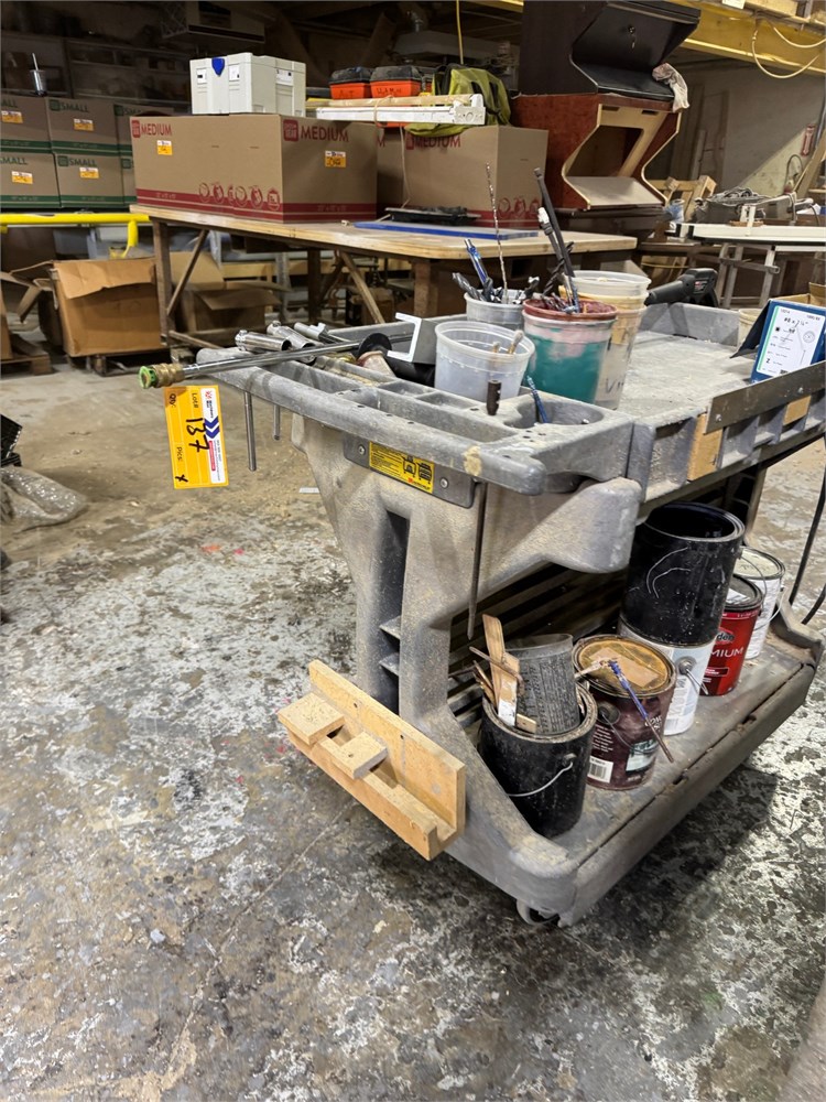 Shop Cart with Mixed Tools