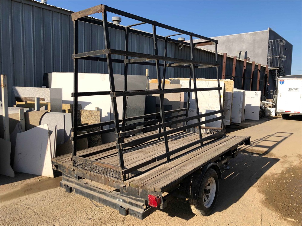 Flatbed Trailer with Rack