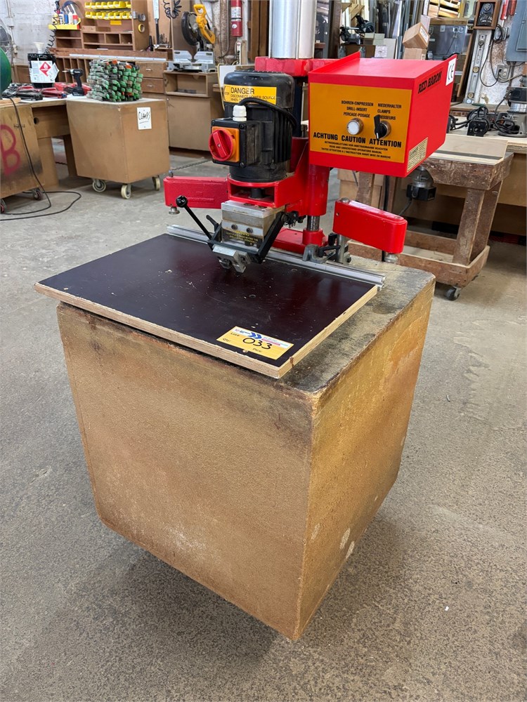 Ganner Gannomat "204" Hinge Insertion Machine & Cart