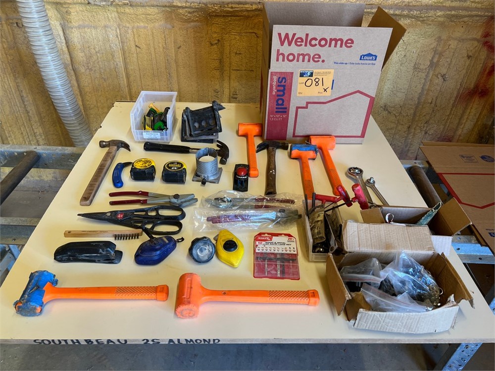 Lot of Hand Tools & Tooling as Pictured