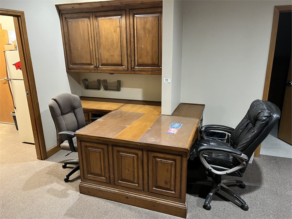 Office Desk with Two Chairs