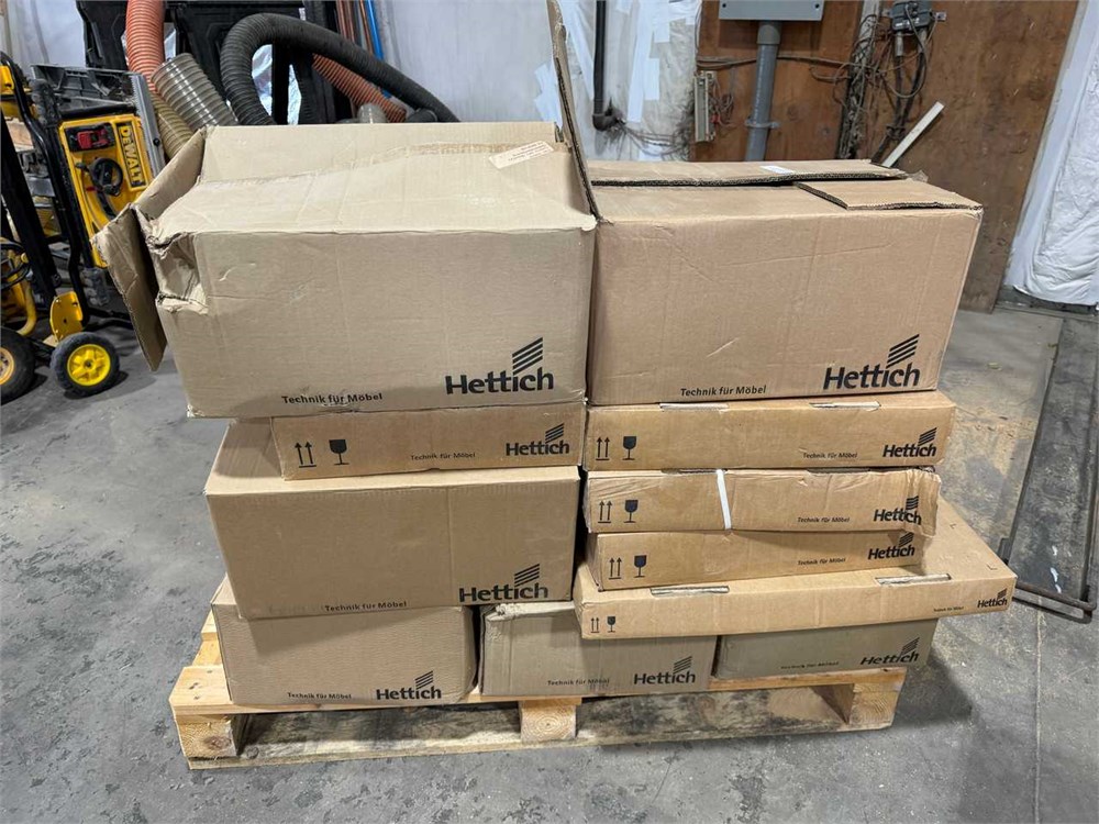 Pallet of Hettich Cabinet Hardware