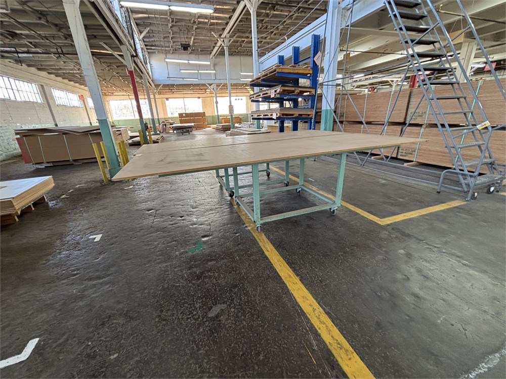 (2) Metal Shop Carts