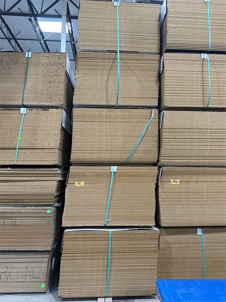 (5) Bundles of Particleboard Panels