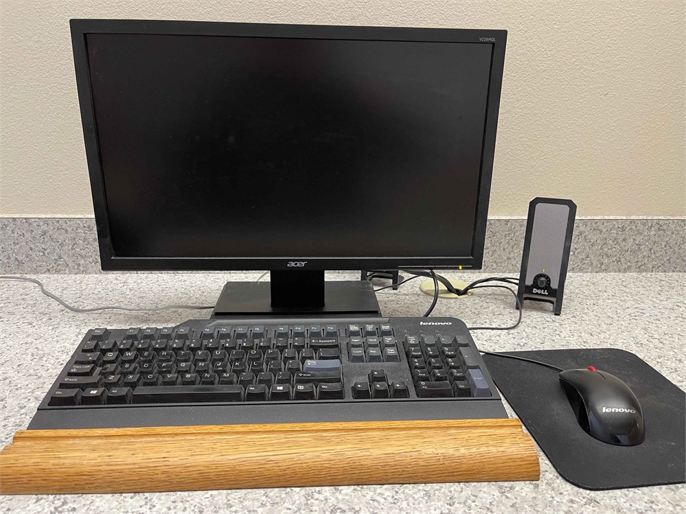Computer and Monitor (as pictured)