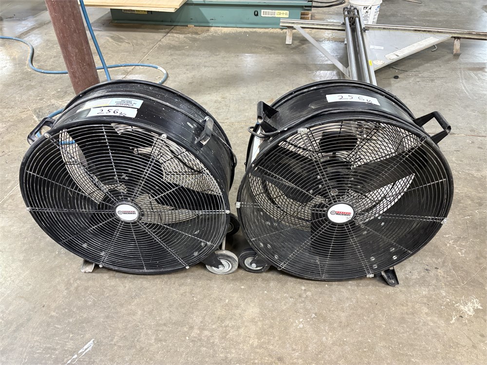 (2) 24" Shop Fans