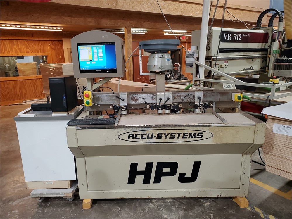 ACCU-SYSTEMS "HPJ-Z" HEAVY DUTY CNC DRILL AND DOWEL INSERTION MACHINE