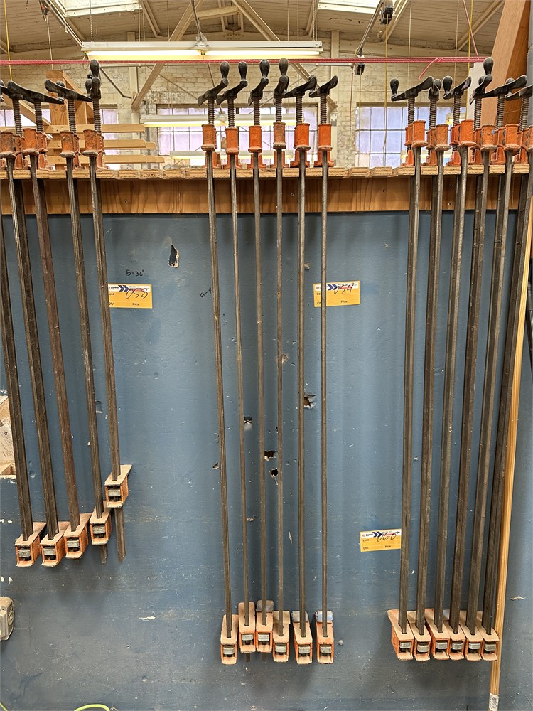 (6) 48" Clamps - As Pictured