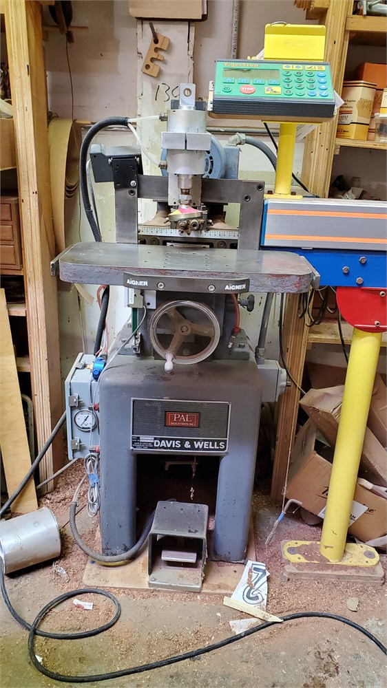 Davis & Wells horizontal boring machine