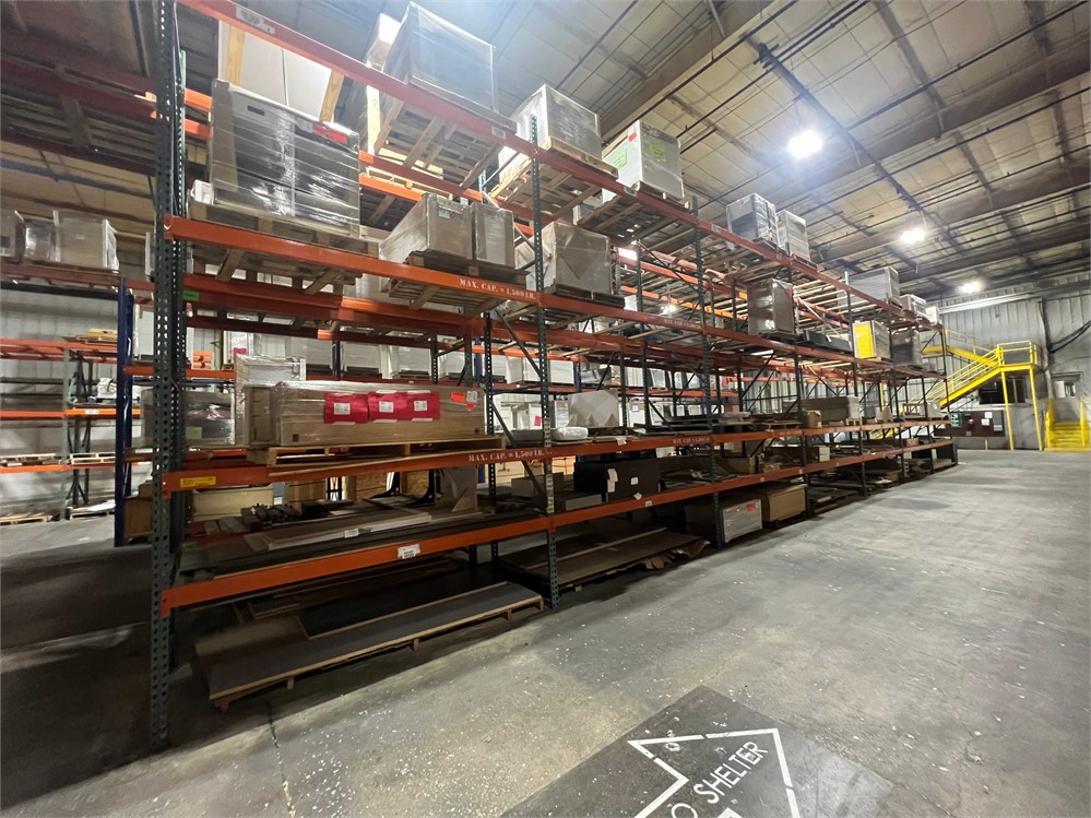 Pallet racking 7 sections