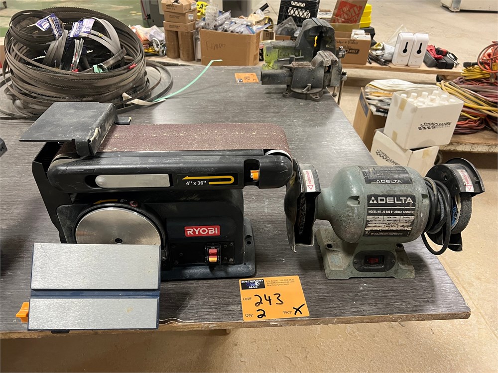 Ryobi and Delta Bench Grinders