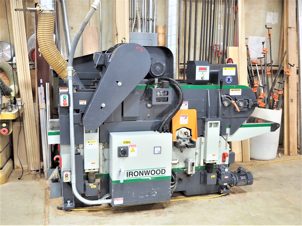 IRONWOOD "DSP 2500" DOUBLE SIDED PLANER, YEAR 2015