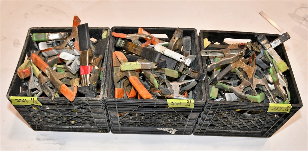 Lot of Spring Clamps - as pictured