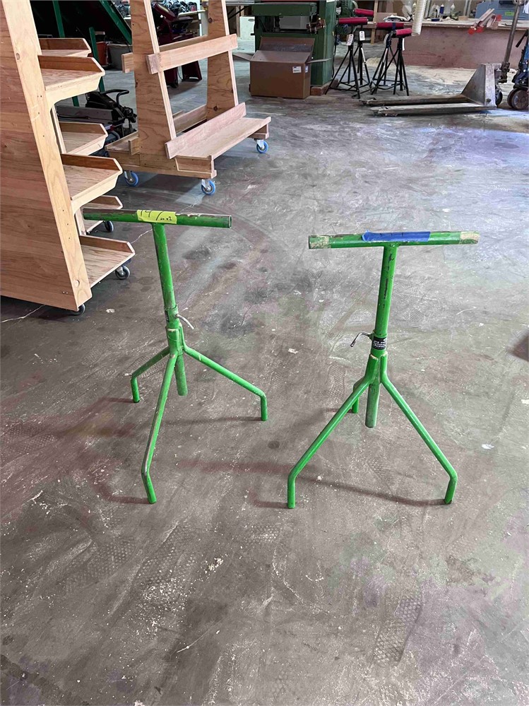 Two (2) Adjustable Support Stands
