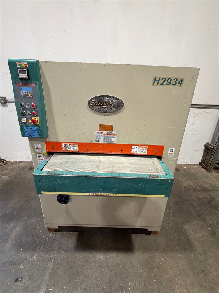 Grizzly "H2934" 36 1/2" Double Wide-Belt Sander