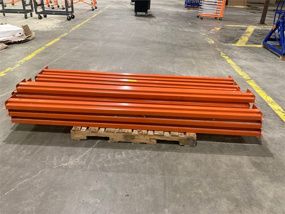 Pallet Racking Horizontal Beams - Qty (16) 8'L