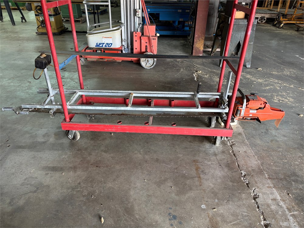 Hasqvarna "3120" Chain Saw with Milling Kit as pictured